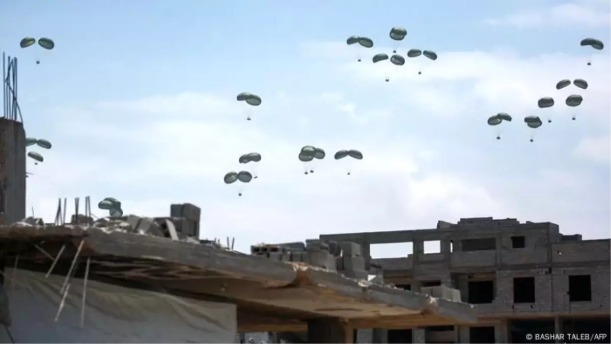 Almanya, Gazze'ye Hava Köprüsü ile Yardım Gönderdi