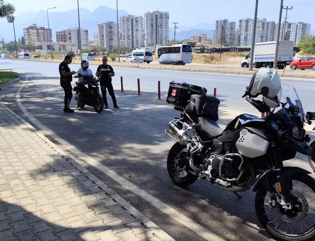 Antalya'da Motosiklet Hırsızlıklarına Karşı Büyük Denetim