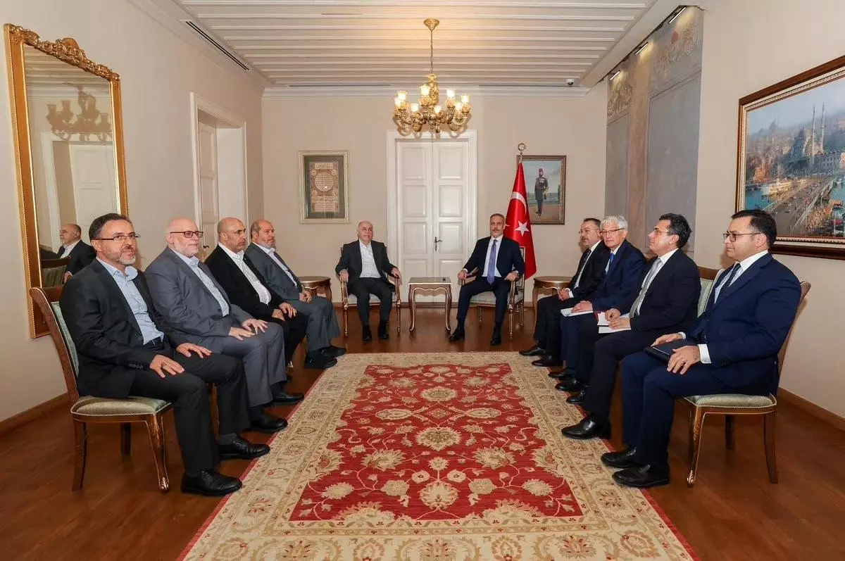 Bakan Fidan, Hamas Heyeti ile Görüştü