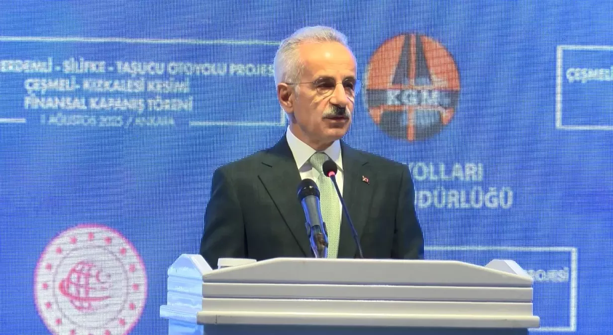 Mersin Çeşmeli-Kızkalesi Otoyolu Projesi Tamamlanıyor