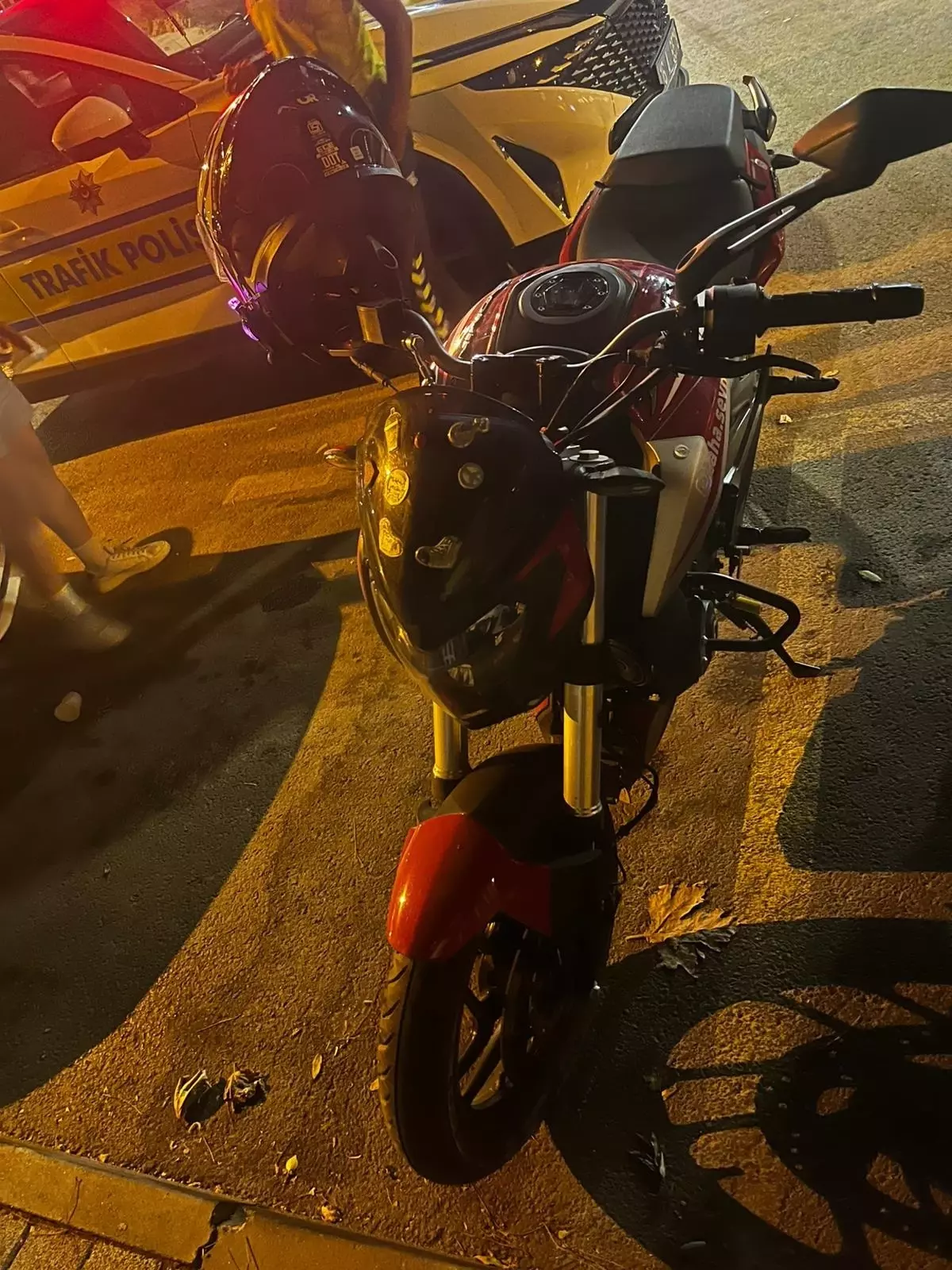 İnegöl'de Bisiklet ve Motosiklet Çarpıştı: 2 Yaralı
