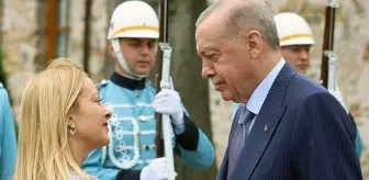 Cumhurbaşkanı Erdoğan, Meloni ve Dibeybe'yi kabul etti