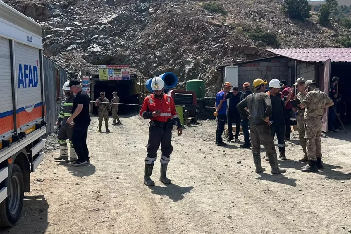 Elazığ'da maden ocağında göçük! 1 işçinin cansız bedenine ulaşıldı