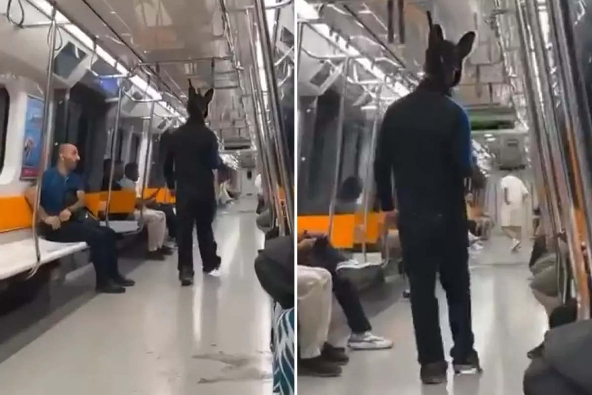 Metroda tüfekle gezen tavşan kostümlü şüphelinin ifadesi ortaya çıktı
