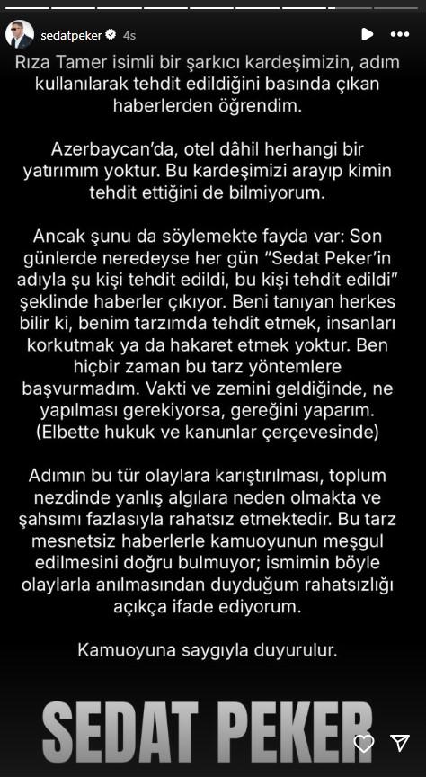 Sedat Peker 'Rıza Tamer olayı' hakkında ne dedi, açıklama yaptı mı? - SON DAKİKA