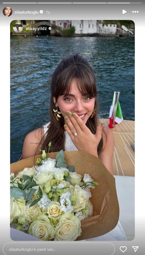 Sıla Türkoğlu evleniyor mu, kiminle? Kızılcık Şerbeti'nin Doğa'sı Sıla Türkoğlu o anları böyle paylaştı!