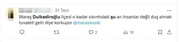 'Sular şehri' Kahramanmaraş'ta 20 gündür bir damla su akmıyor, hastalıklar başladı