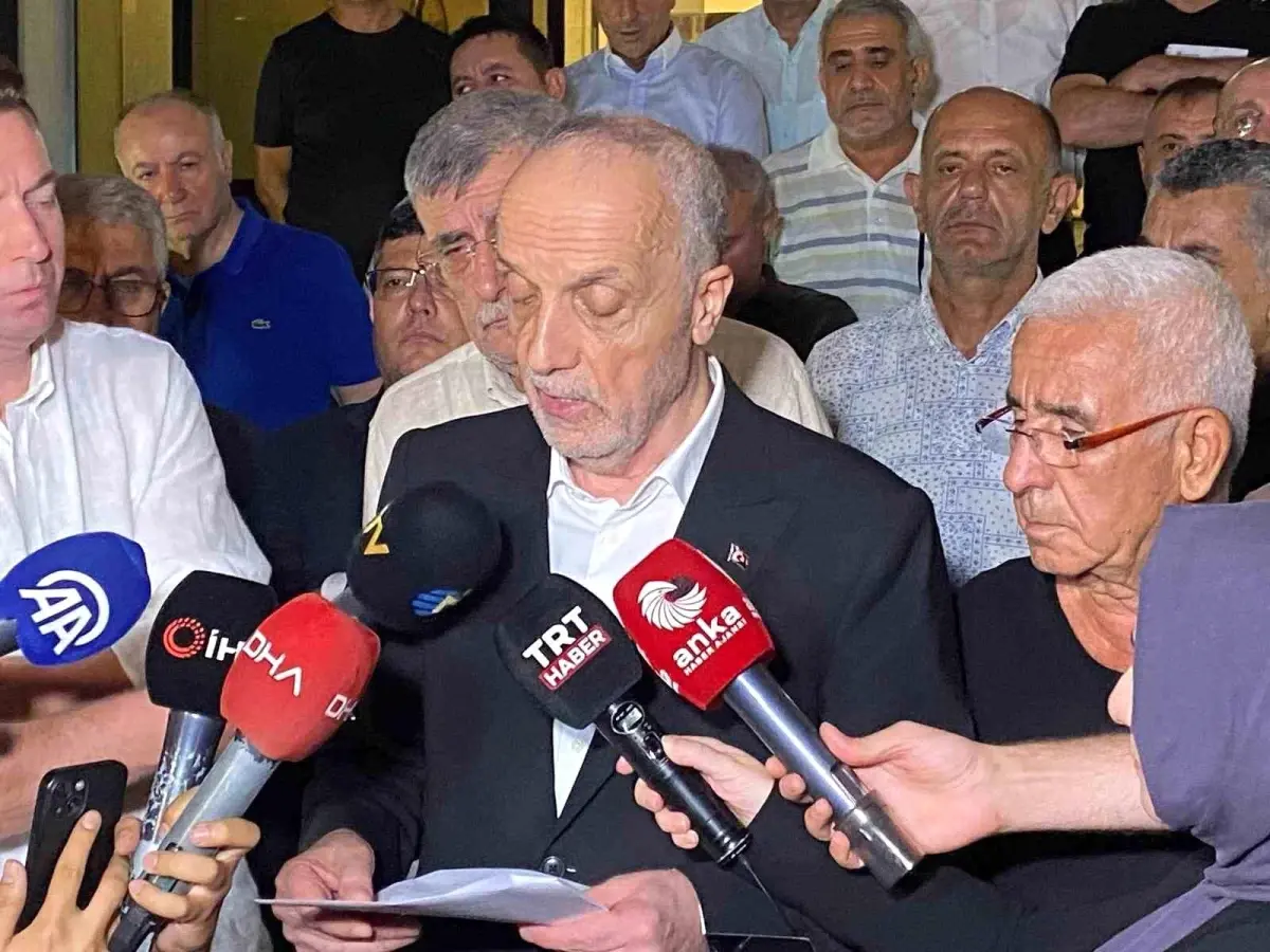 TÜRK-İŞ Genel Başkanı Atalay'dan Zam Teklifi Açıklaması