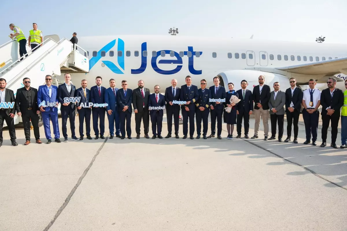 AJet, İstanbul'dan Halep'e Uçuş Seferlerine Başladı