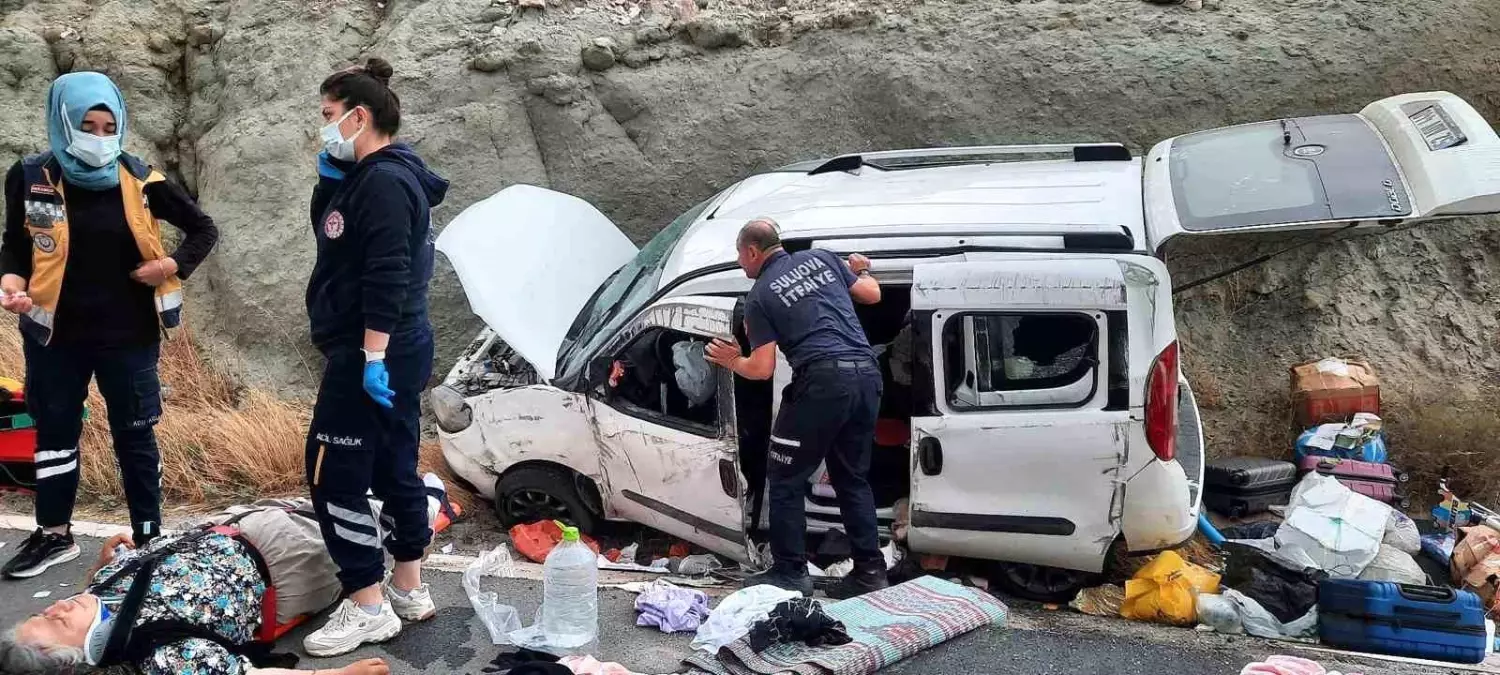 Amasya'da Trafik Kazası: 4 Yaralı