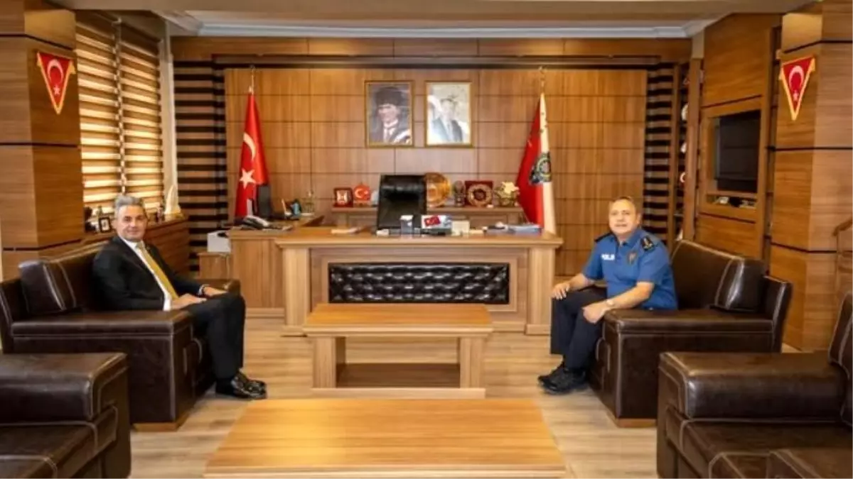 Necmettin Yoldaş, Yeni Görevine Başlarken Veda Ziyareti Gerçekleştirdi