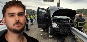 Minibüs bariyere saplandı, ünlü müzisyen Çağan Şengül ve 6 kişi yaralandı