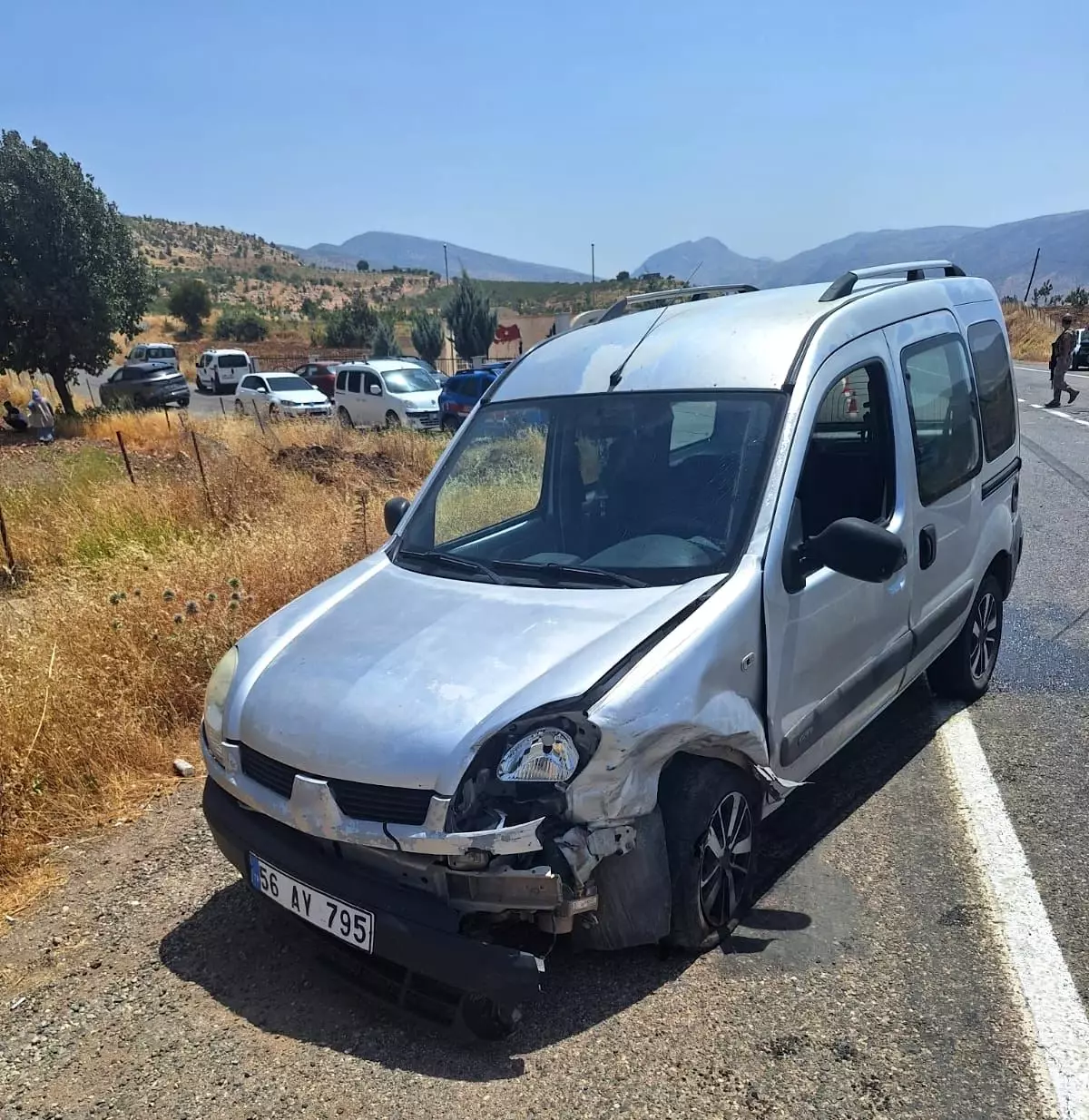 Siirt'te İki Araç Çarpıştı: Maddi Hasar Meydana Geldi