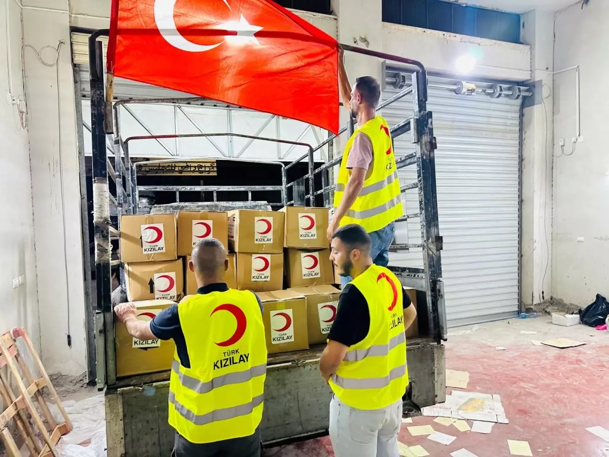 Türk Kızılay'dan Gazze ve Batı Şeria'ya İnsani Yardım