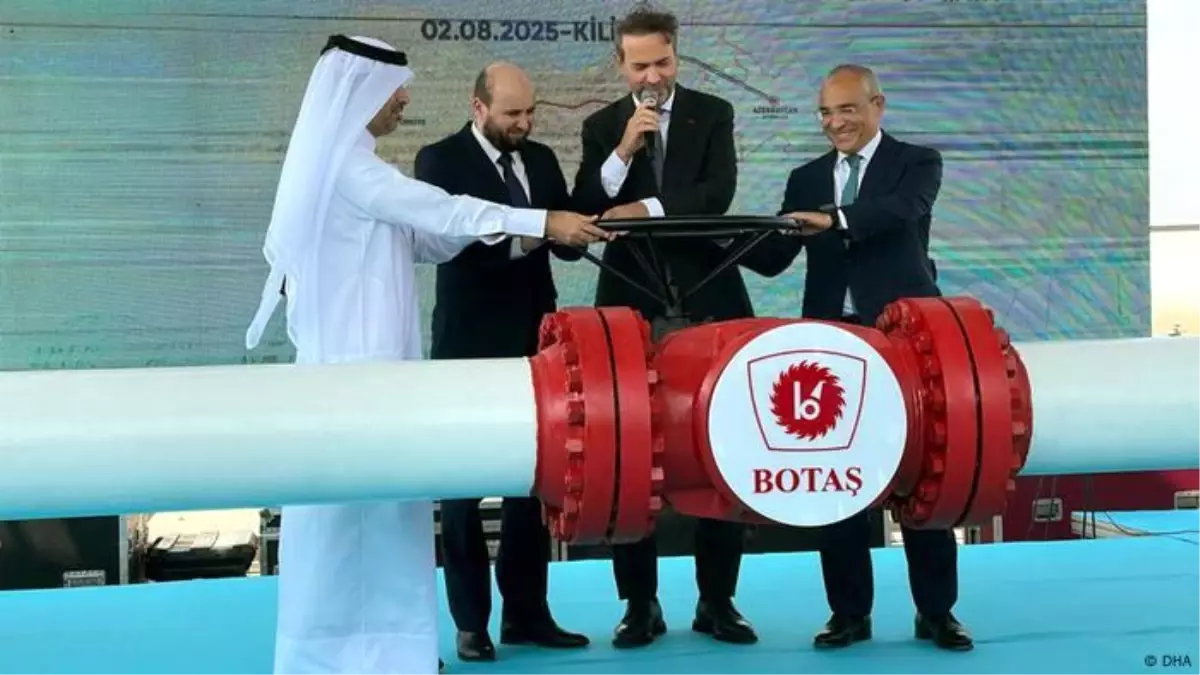 Türkiye-Suriye doğal gaz hattı faaliyete geçti