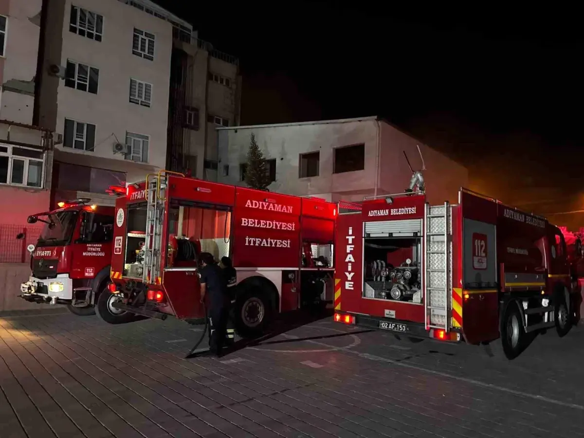 Adıyaman’da Yangın Korku Saçtı