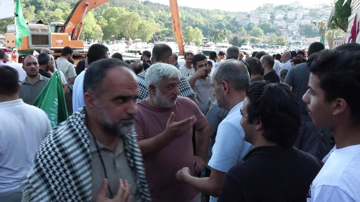 İslami Dayanışma Platformu'ndan Gazze Protestosu
