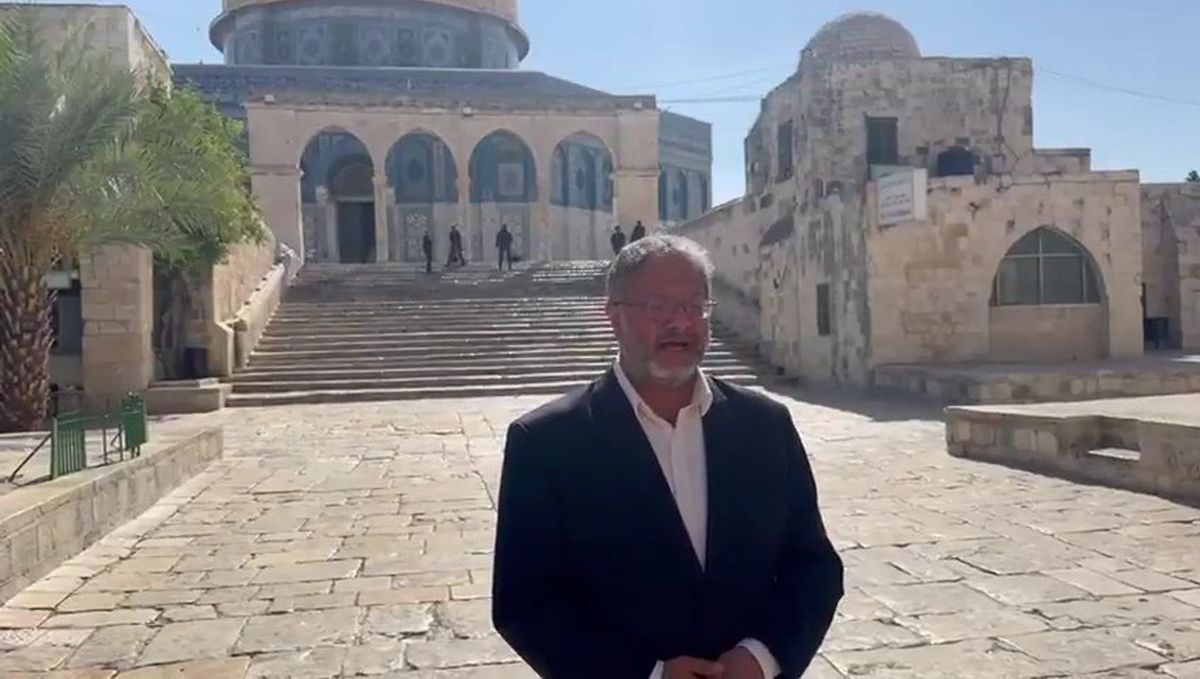 İsrail'in Aşırı Sağcı Bakanı Mescid-i Aksa'ya Yeniden Baskın Düzenledi