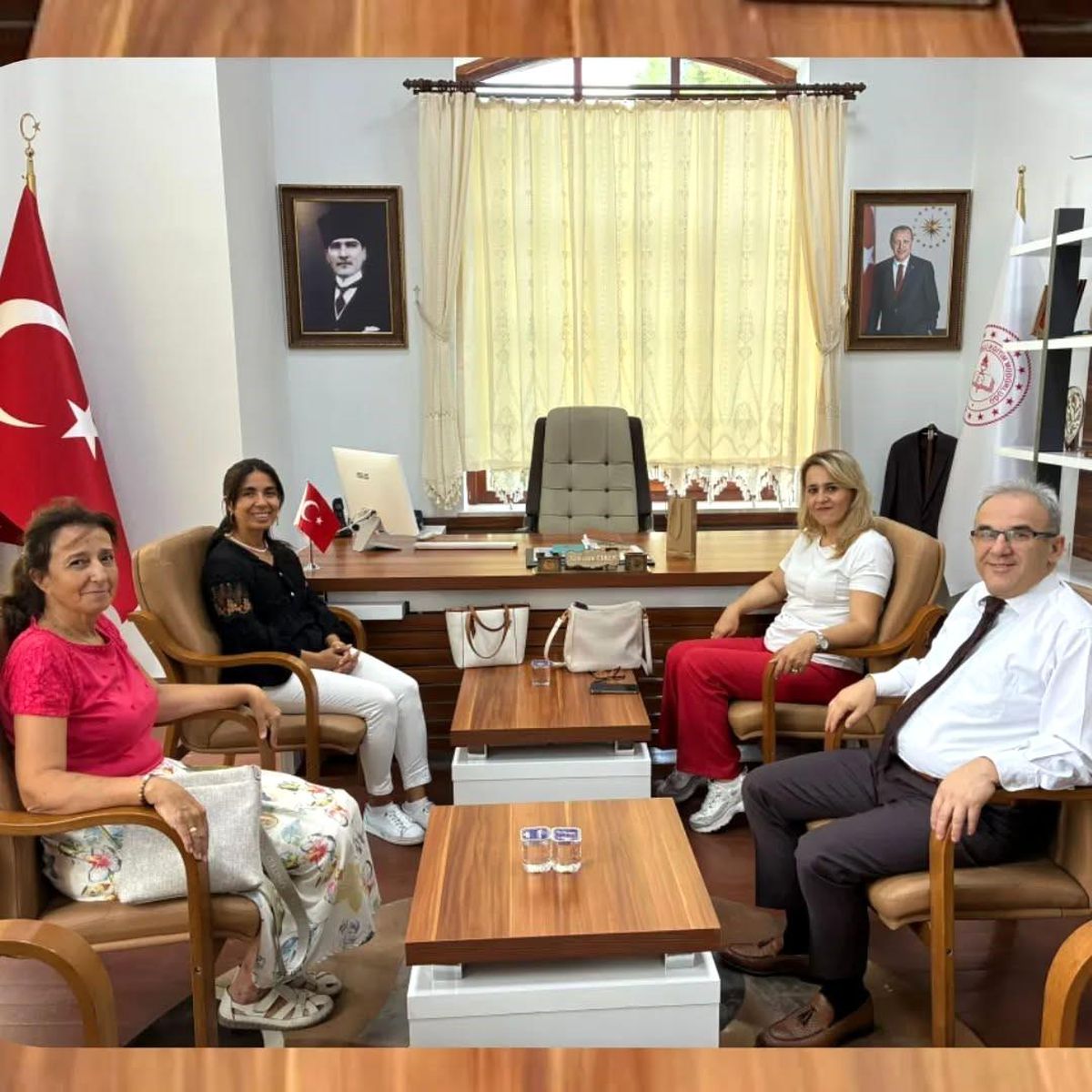 Edremit İlçe Milli Eğitim Müdürü Ramazan Esmen'e Tebrik Ziyaretleri