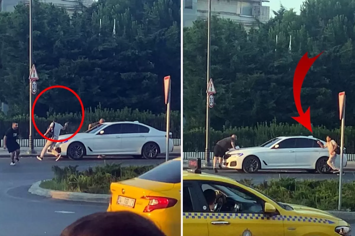 Silahlı kavgada, kaldırımda yürüyen kişi yaralandı
