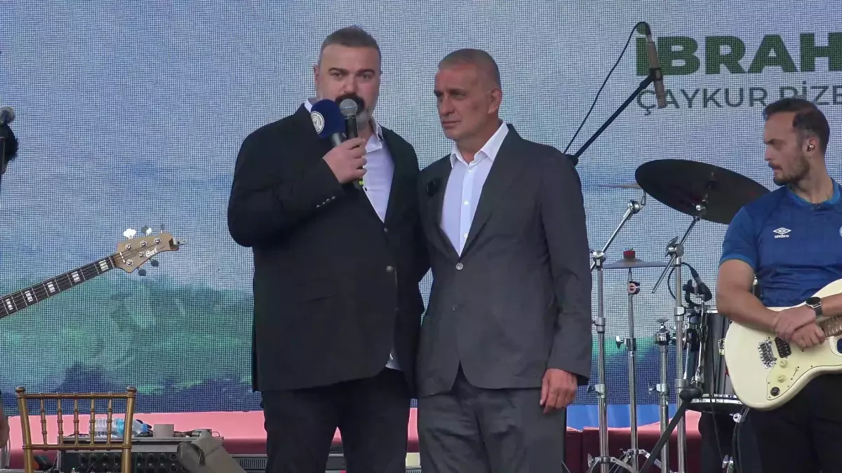 Çaykur Rizespor Birlik Beraberlik Şöleni'nde TFF Başkanı Hacıosmanoğlu: 'Zaman zaman istemediğimiz olaylar yaşansa da biz hep kardeşiz'