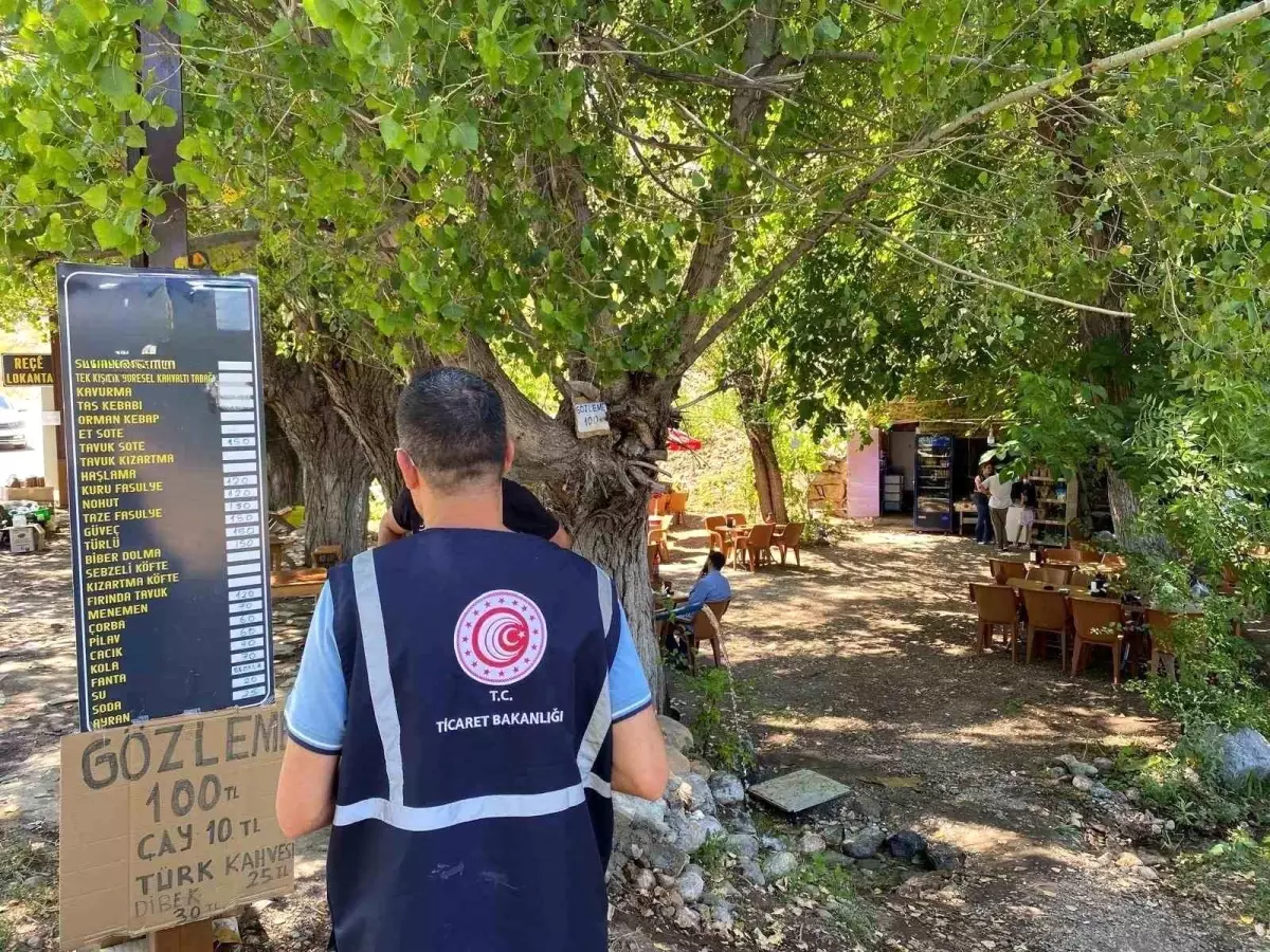 Tunceli'de Yoğun Denetim Faaliyetleri Sonucu 3 İşletmeye İdari Yaptırım