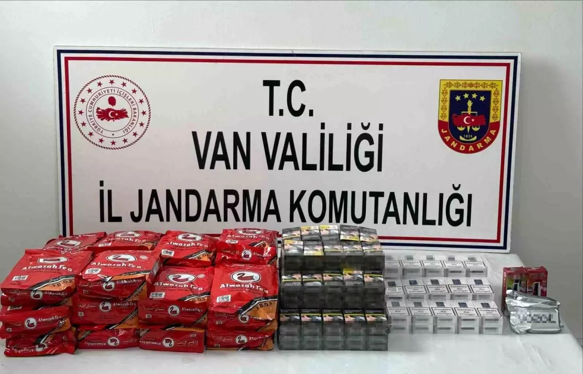Van'da Gümrük Kaçağı Malzemeler Ele Geçirildi