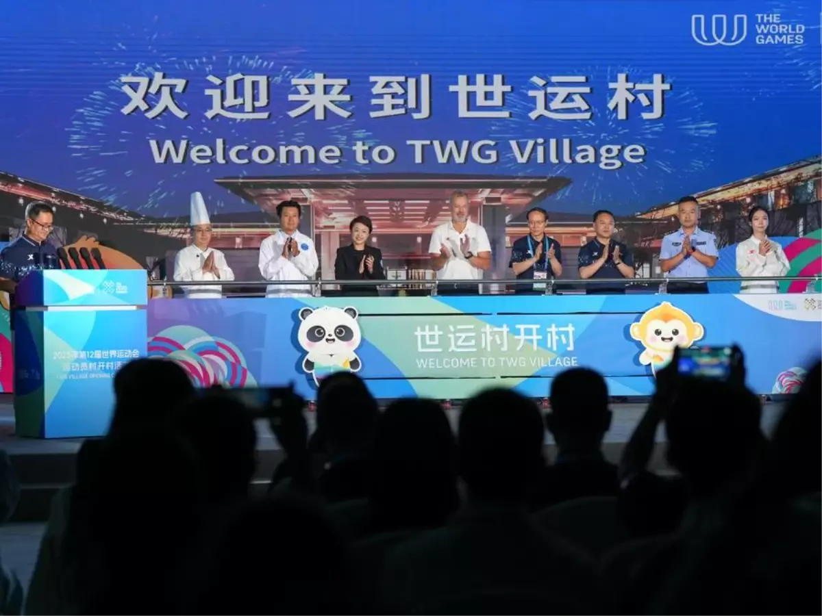 2025 Chengdu Dünya Oyunları Köyü Açıldı