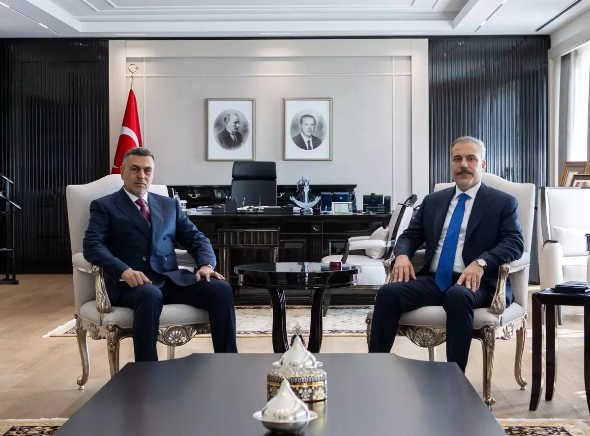 Dışişleri Bakanı Hakan Fidan, Basra Valisi Esad Eydani'yi Kabul Etti