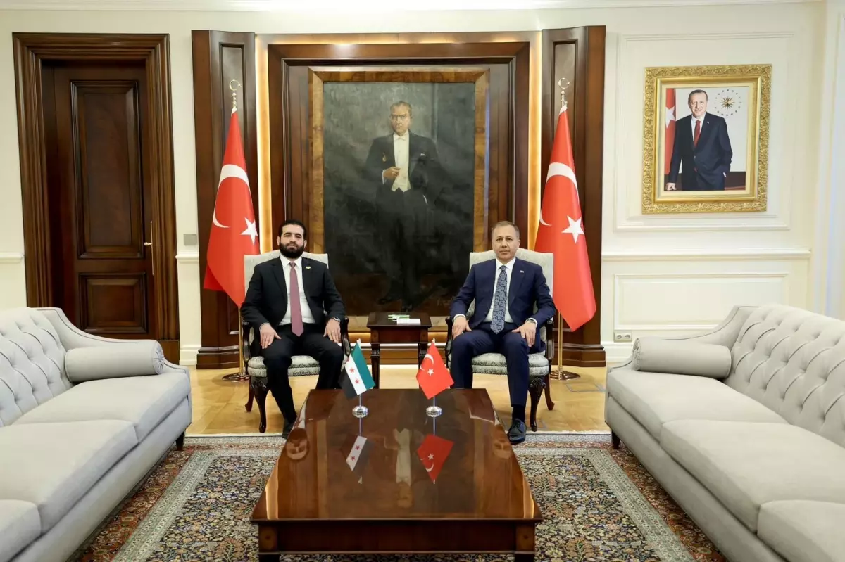 İçişleri Bakanı Yerlikaya, Suriye Heyeti ile Güvenlik İş Birliğini Görüştü
