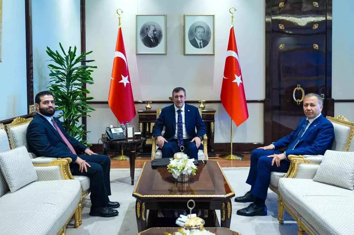Cevdet Yılmaz, Suriye İçişleri Bakanı ile Görüştü