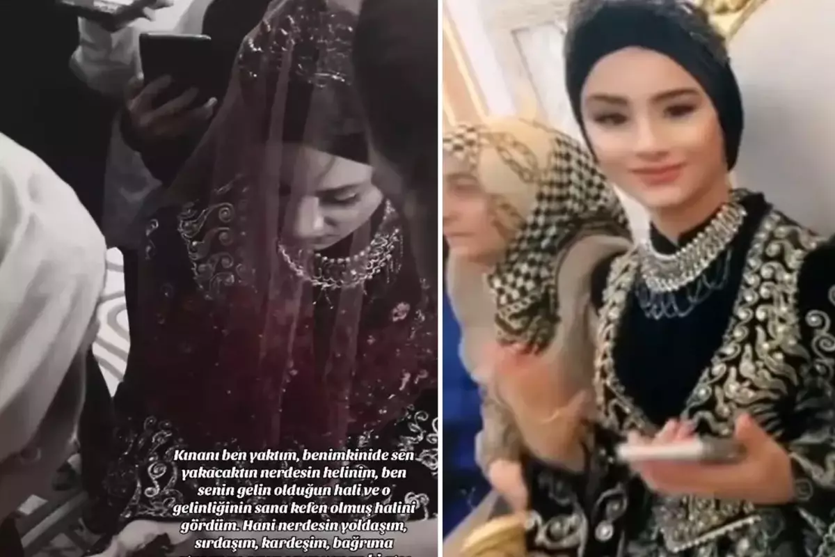 Dini nikahlı eşinin kıydığı Helin'den geriye bu görüntü kaldı
