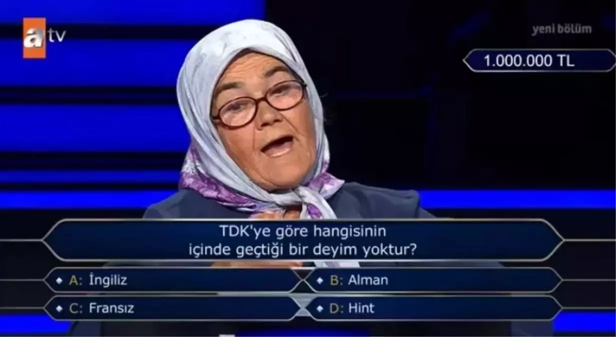 Kim Milyoner Olmak İster'e Günay Teyze damga vurdu! Bir milyonluk soruyu bildi mi?