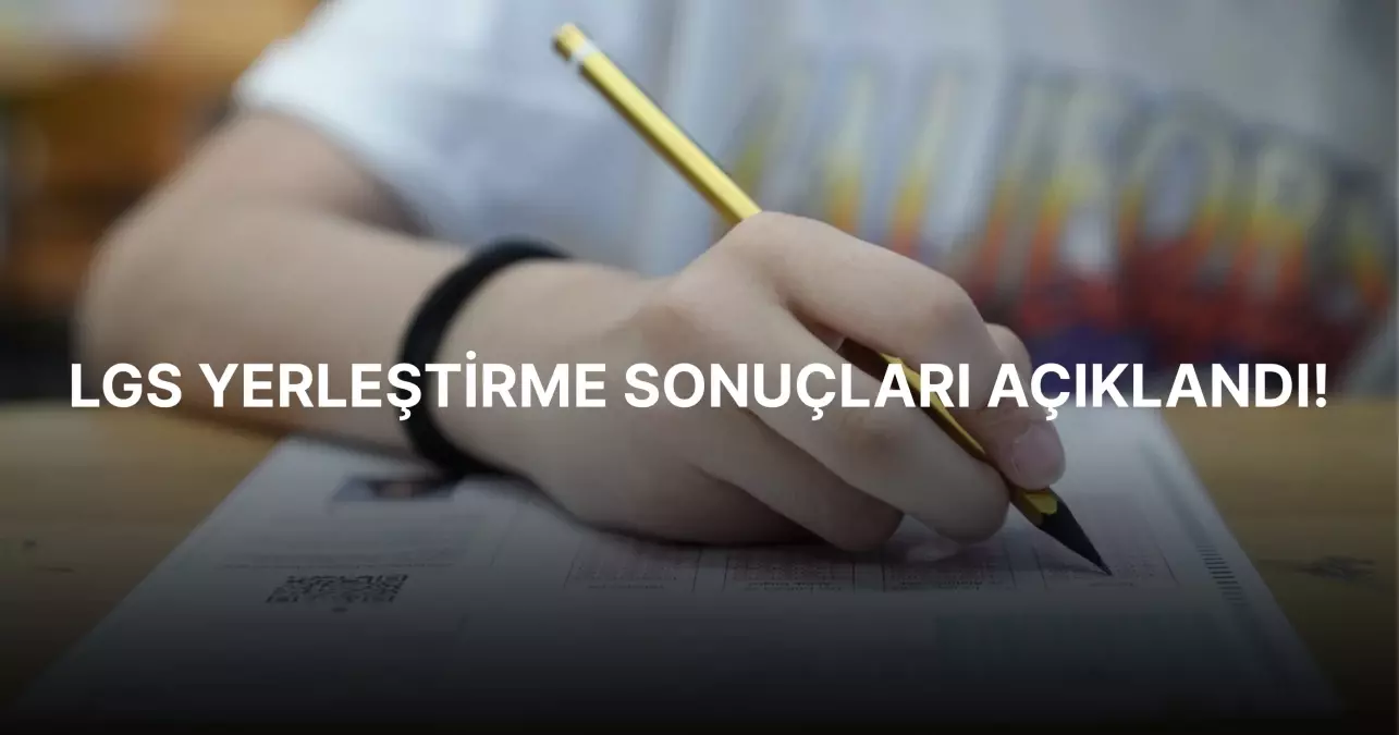 LGS sonucu e-Devlet ile öğrenilir mi? 2025 MEB hangi liseye yerleştim nasıl öğrenebilirim?
