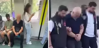 Marmaray'da bir kadını saçlarını koklayarak taciz eden şüpheli yakalandı