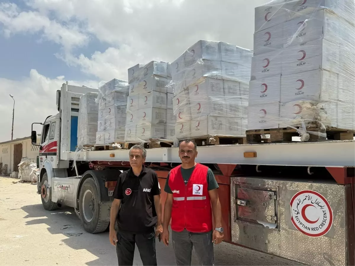 Türk Kızılay, Gazze'ye 165 TIR Gıda Yardımı Gönderdi