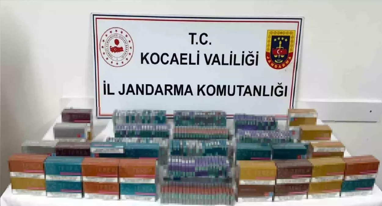Kocaeli'de Elektronik Sigara Kaçakçılığı Operasyonu: 2 Bin 500 Cihaz Ele Geçirildi
