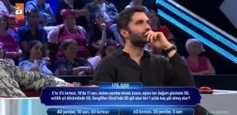 5'te 3'ü kırmızı, 10'da 1'i sarı, kalanı pembe olmak üzere eşine her doğum gününde 30, evlilik yıl dönümünde 50, Sevgililer Günü'nde 20 gül alan..