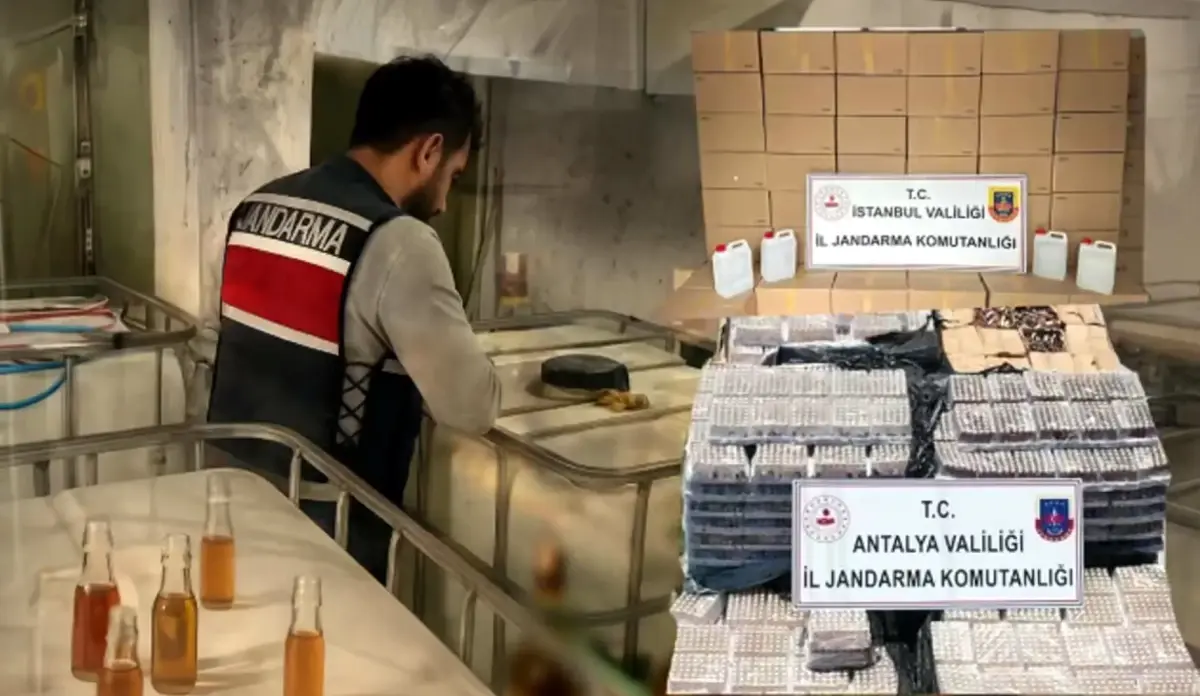 81 İl'de Kaçak Alkol Operasyonu: 121 Gözaltı