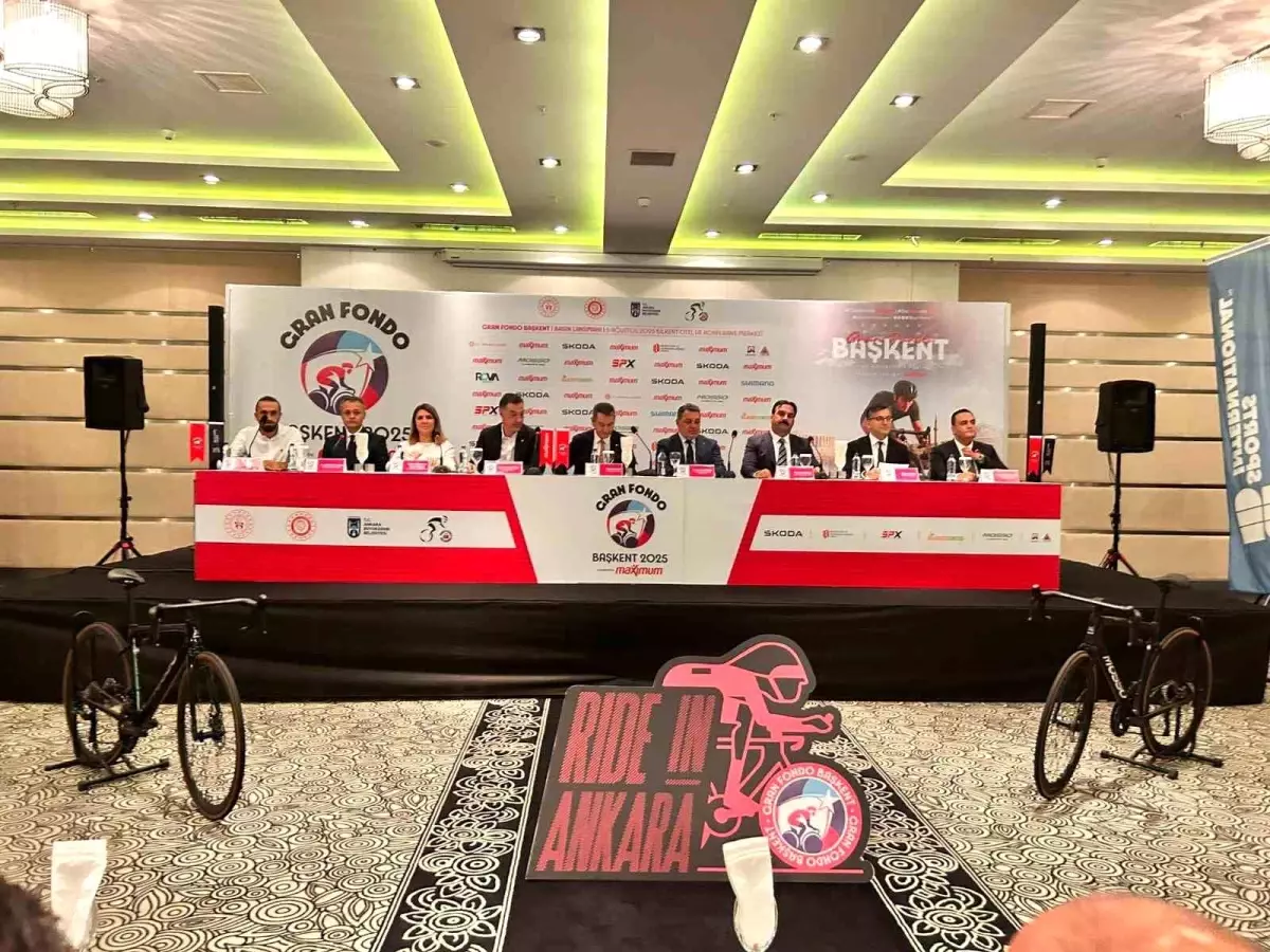 Ankara'da Maximum Gran Fondo Başkent Yarışı İçin Lansman Yapıldı