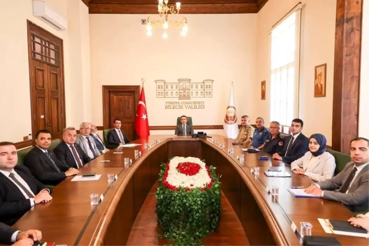 Bilecik'te Asayiş ve Güvenlik Toplantısı Düzenlendi