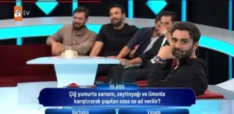 Çiğ yumurta sarısını zeytinyağı ve limonla karıştırarak yapılan sosa ne ad verilir?