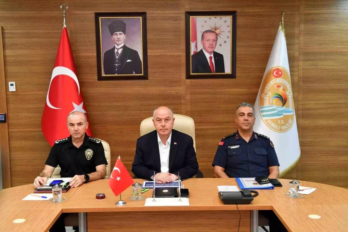 Denizli'de Suç Oranları Azaldı, Trafik Denetimleri Artırıldı