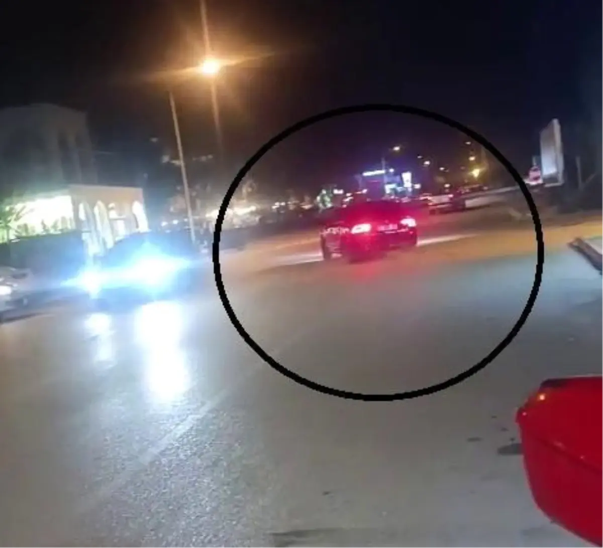Drift Atan Sürücü Derenin Kenarına Uçtu