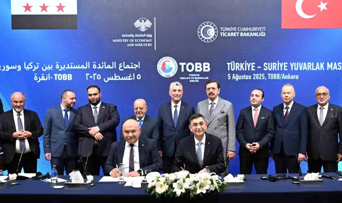 Türkiye-Suriye İş Birliği Protokolü İmzalandı