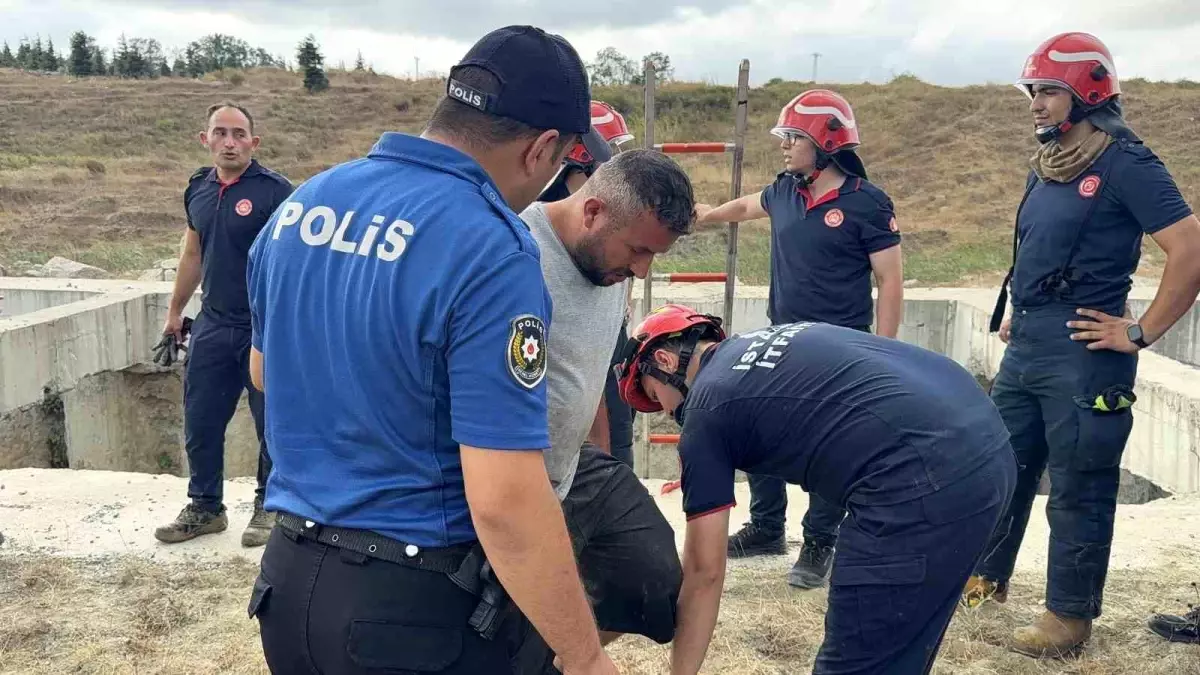 İstanbul'da Hırsızlık İçin Kuyuyla Mağarada Mahsur Kaldı