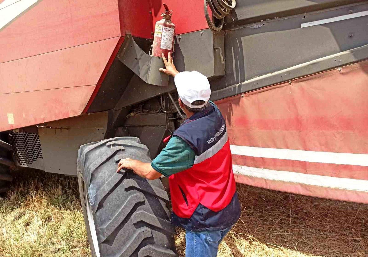 Kütahya'da Hububat Hasadı Kontrolleri Devam Ediyor