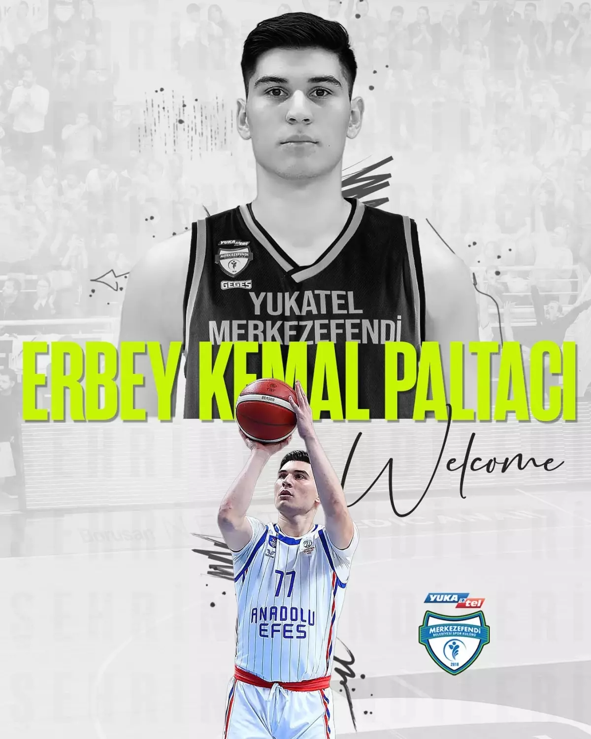 Merkezefendi Belediyesi Basket, Genç Oyuncu Erbey Kemal Paltacı ile Anlaştı