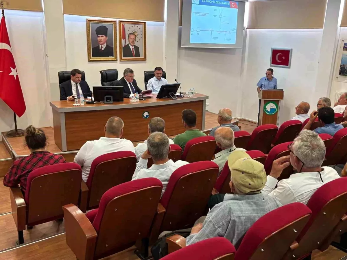 Sinop'ta İçme Suyu Sorununa Çözüm Toplantısı