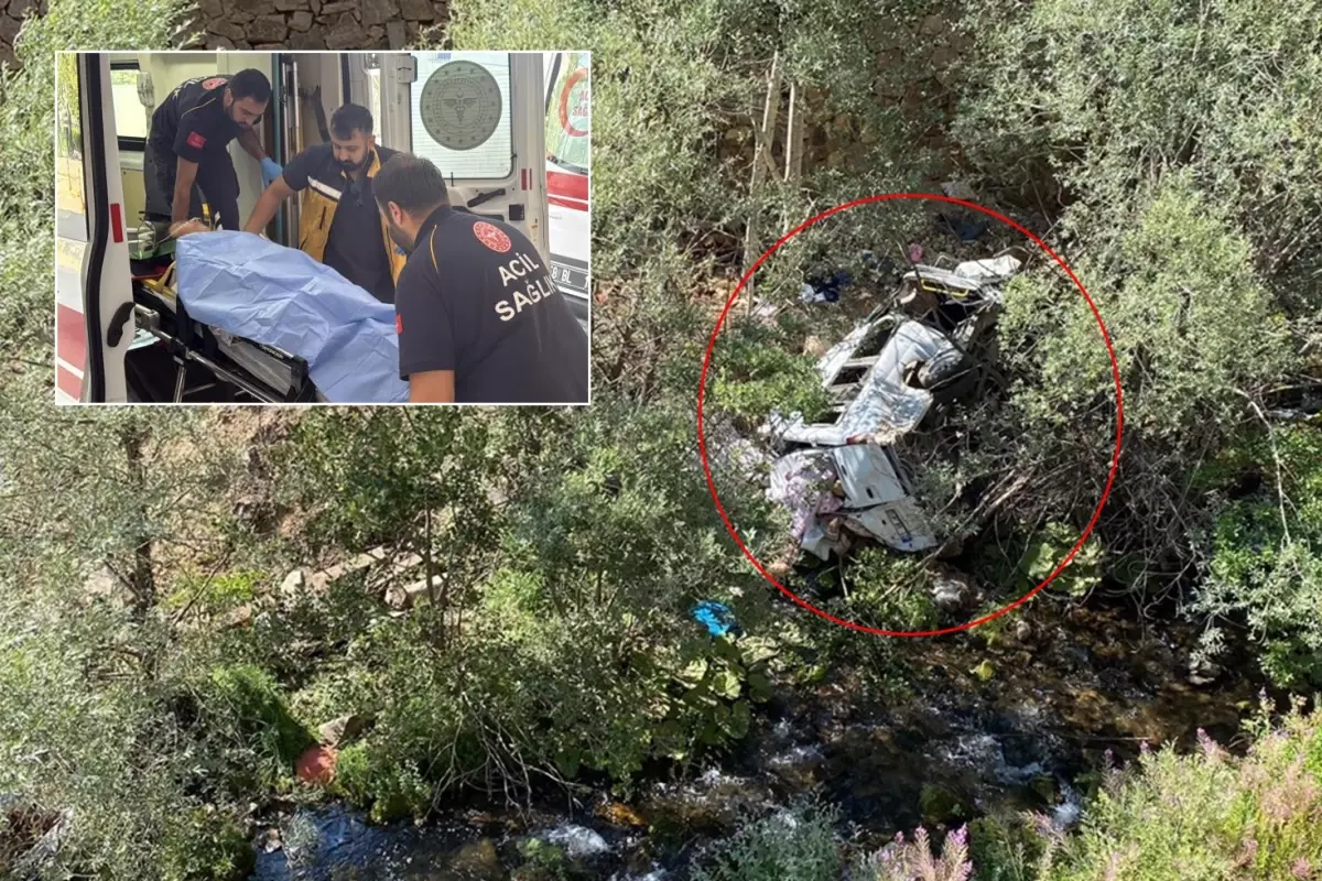 Sivas'ta işçi minibüsü uçuruma yuvarlandı: 4 ölü, 4'ü ağır 18 yaralı